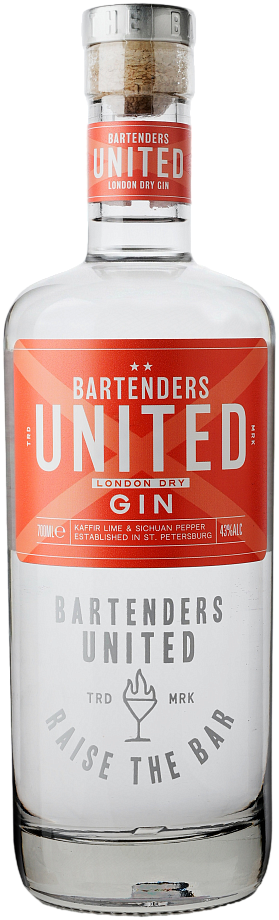 Изображение товара Джин Bartenders United London dry Изображение товара Джин Bartenders United London dry