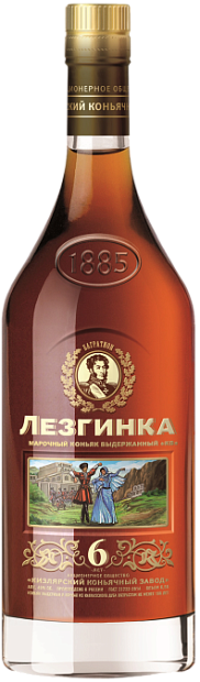 Коньяк Коньяк Лезгинка 0.5 л 40%