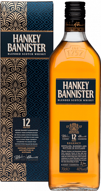 Виски Hankey Bannister, 12 летней выдержки 0.7 л