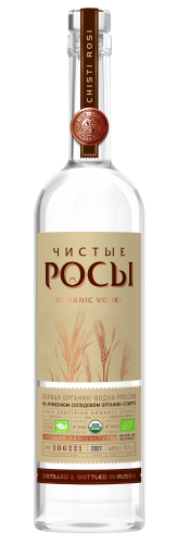 Водка Чистые Росы из ячменного зерна