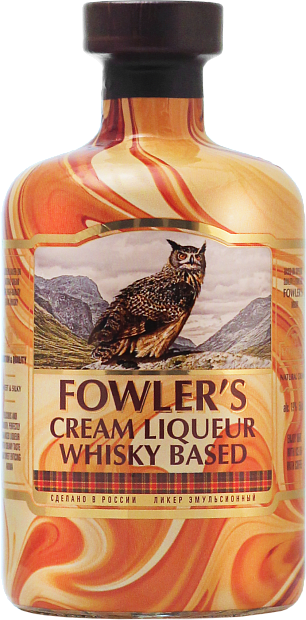 Изображение товара Ликер сливочный Fowler's Cream на основе виски 0.5 л 19%