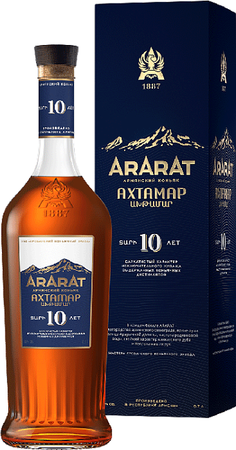 Изображение товара Коньяк Арарат Ахтамар 10 лет выдержки, 0.7 л, крепость 40%