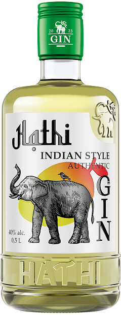 Изображение товара Джин Hathi Mango 0.5 л с выразительным вкусом манго и пряностями