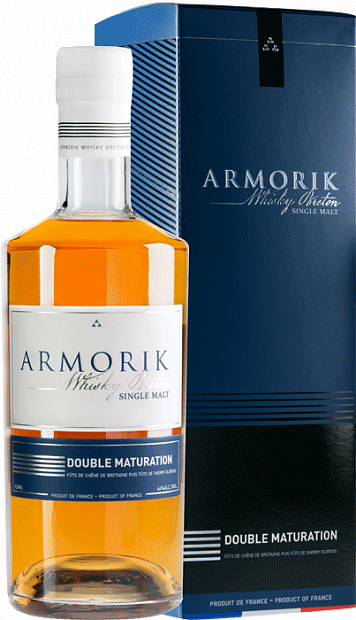 Виски Armorik Double Matured, в подарочной упаковке 0.7 л