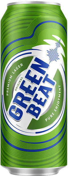 Светлое пиво GreenBeat 0.45 л