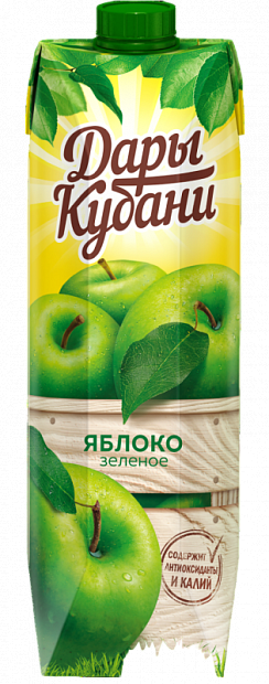 Нектар Дары Кубани  яблочный осветленный 0.95 л