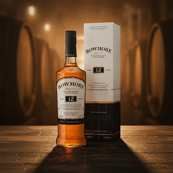 Виски Bowmore 12 Year Old в подарочной упаковке 0.7 л
