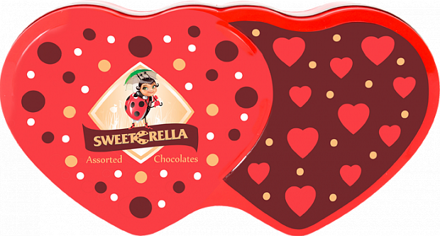 Набор шоколадных конфет Sweeterella Сердечный дуэт