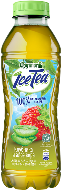 Фрутмотив Ice Tea клубника алое вера 0.5 л