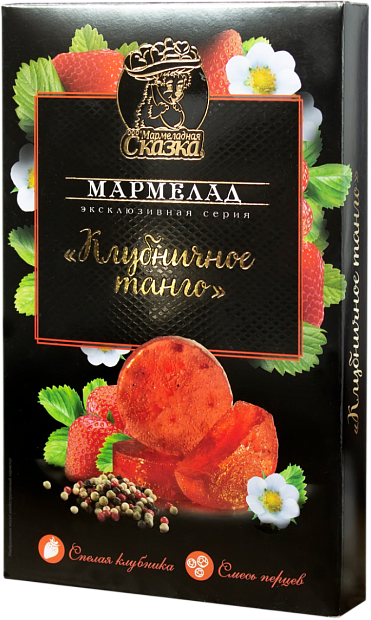 Изображение товара Мармелад Клубничное Танго натуральный фруктовый сладкий продукт 286 рублей