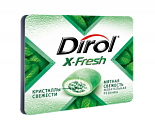 Жевательная Резинка Dirol X-fresh мятная свежесть 18г