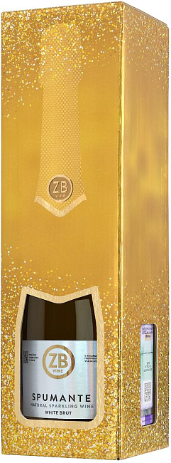 Изображение товара Игристое вино ZB Wine Spumante White Brut 0.75 л, Брют