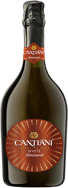 Изображение товара Игристое вино Cantiani полусладкое 0.75 л из России