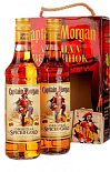 Ром Captain Morgan Spiced Gold, 2 bottles, gift box
