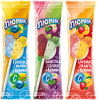 Карамель на палочке Люмик с витамином С и двойным вкусом Клубника/Манго Голубика/Лимон Виноград/Яблоко
