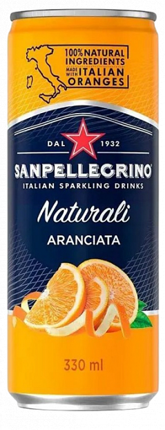 Sanpellegrino Naturali Aranciata 0.33 л