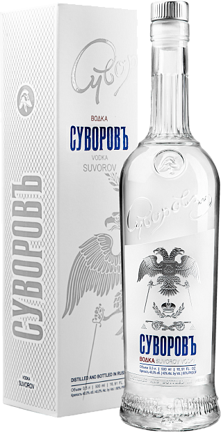 Водка Суворов п/у 0.5 л