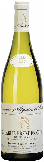 Вино Domaine Seguinot-Bordet Chablis 1er Cru Fourchaume White Dry 1.5 л