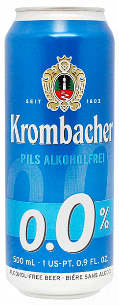 Безалкогольное пиво Krombacher Pils Alkoholfrei 0.5 л