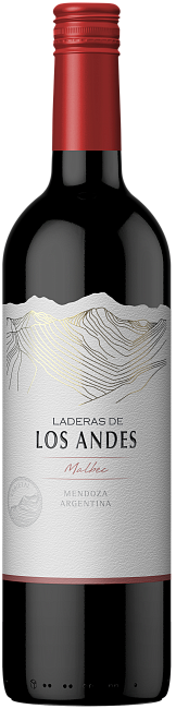 Изображение товара Красное вино Laderas de los Andes Malbec 0.75л с насыщенными фруктами