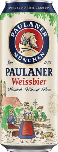 Светлое пиво Paulaner Hefe Weißbier Naturtrüb
