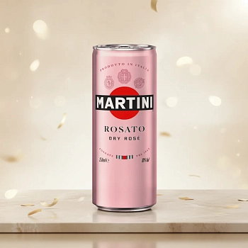 Игристое вино Martini Rosato 0.25 л в банке