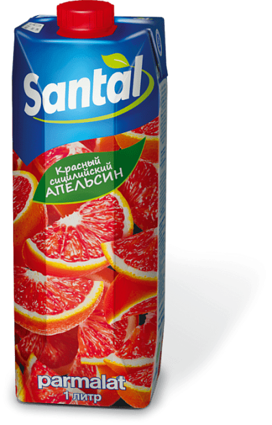 Сок Santal Красный Сицилийский Апельсин 1 л