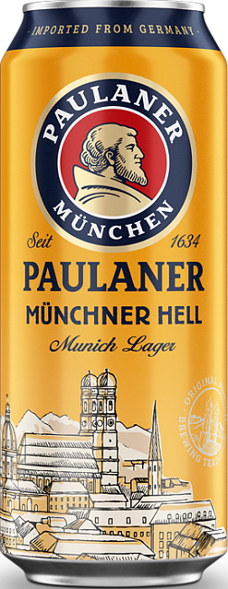 Изображение товара Пиво Paulaner Original Munchner Hell Изображение товара Пиво Paulaner Original Munchner Hell
