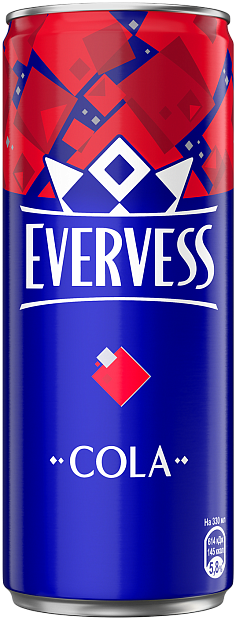 Напиток газированный Evervess Cola 0.33 л