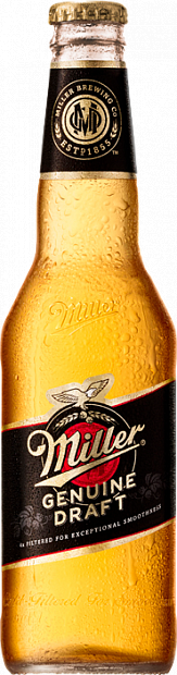 Светлое пиво Miller Genuine Draft 0.33 л