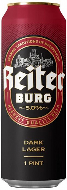 Тёмное пиво Reiter Burg Dark Lager 0.568 л