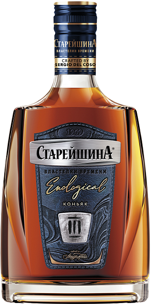 Изображение товара Коньяк Старейшина 3 летней выдержки, 0.25 л, Россия, ЗАО Ставропольский ВКЗ