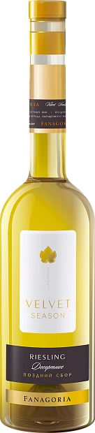 Изображение товара Вино Velvet Season Рислинг белое сладкое 0.5 л