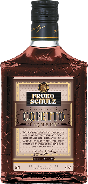 Изображение товара Ликёр Fruko Schulz Cofetto Liqueur 0.5 л 20% кофе сливки ваниль Чехия