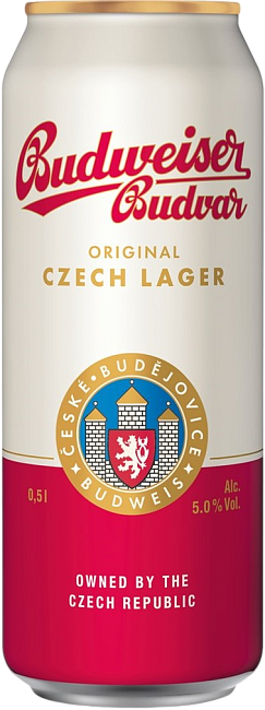 Изображение товара Премиальное пиво Budweiser Budvar 0.5 л светлый лагер чешский Изображение товара Премиальное пиво Budweiser Budvar 0.5 л светлый лагер чешский