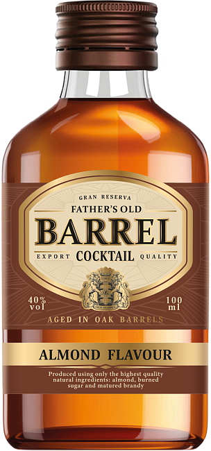 Изображение товара Виски Barrel & Almond flavour 0. 1 л - французский коньяк со вкусом миндаля