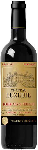 Изображение товара Вино Chateau Luxeuil красное 0.75 л, Франция