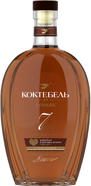 Изображение товара Коньяк Коктебель 7 лет - выдержанный и ароматный российский напиток