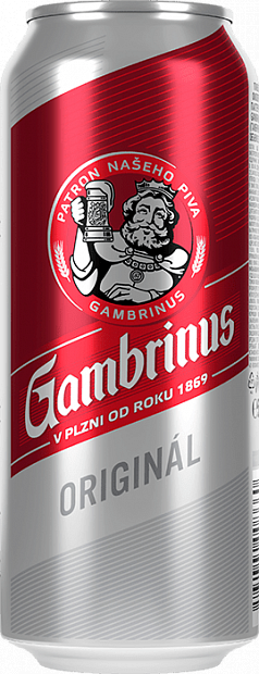 Светлое пиво Gambrinus Original 0.5 л