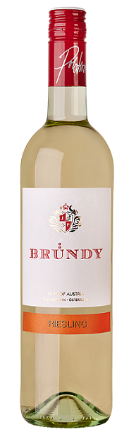 Вино Brundy Riesling 0.75 л белое полусухое сортовое ординарное