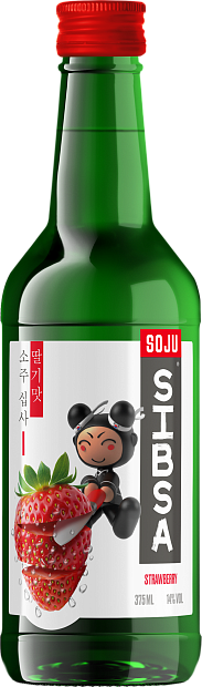 Изображение товара Soju Sibsa со вкусом клубники 0.375 л с крепостью 14%