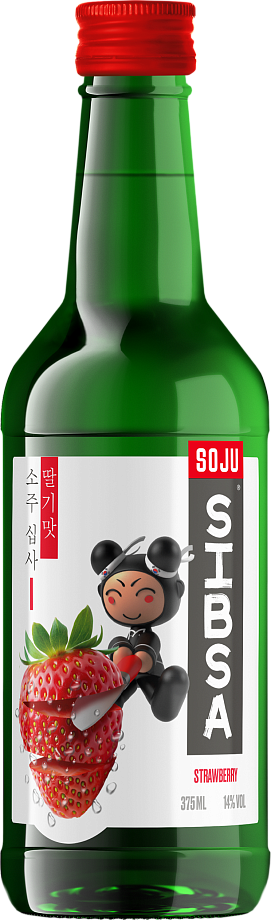 Изображение товара Soju Sibsa со вкусом клубники Изображение товара Soju Sibsa со вкусом клубники