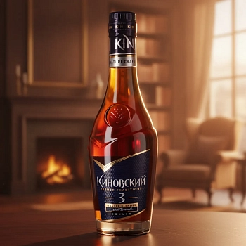 Коньяк Коньяк Киновский 3 года 0.35 л
