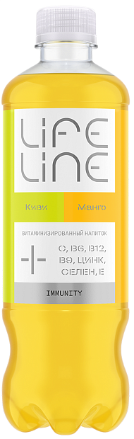 Изображение товара Lifeline Immunity манго-киви натуральный витаминный напиток 0.5 л