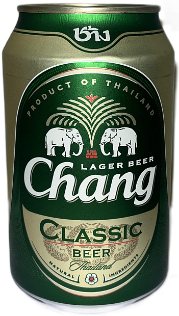 Изображение товара Светлое пиво Chang Classic 0.33 л 5%