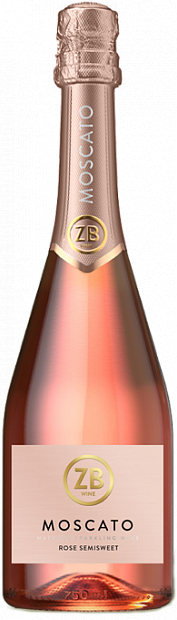 Игристое вино ZB Wine Moscato Rose 0.75 л