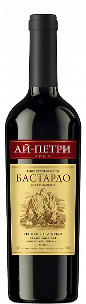 Вино Бастардо Ай-Петри красное сухое 0.75 л