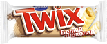 Батончик TWIX, белый шоколад, 55г