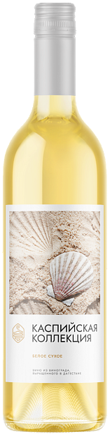 Изображение товара Вино Каспийская коллекция Белое Сухое 0.75 л Россия