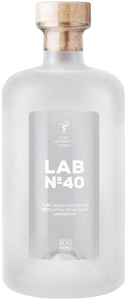 Изображение товара Водка LAB №40 0.7 л 40% чистая и мягкая русская водка без добавок